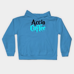 Accio Coffee - Blue Kids Hoodie